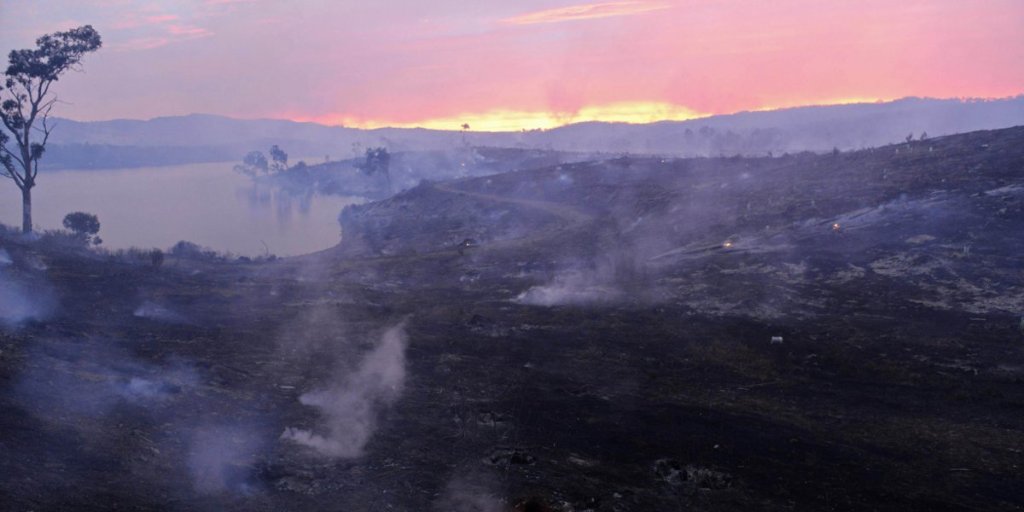Thumbnail for Rain a threat to burnt-out Hills
