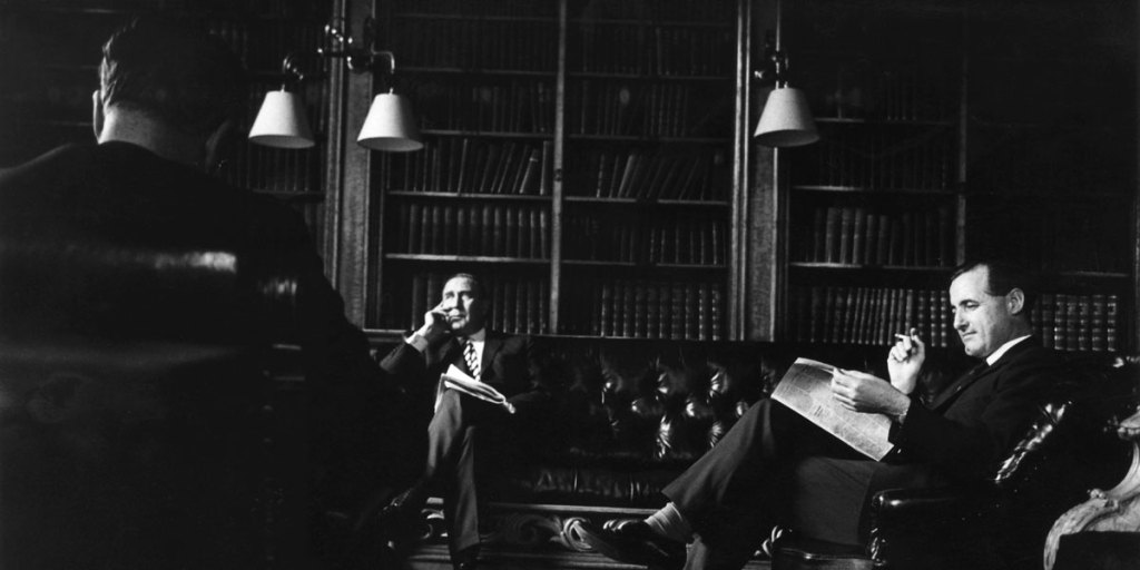 Not that kind of club: the London Reform Club in 1969. 