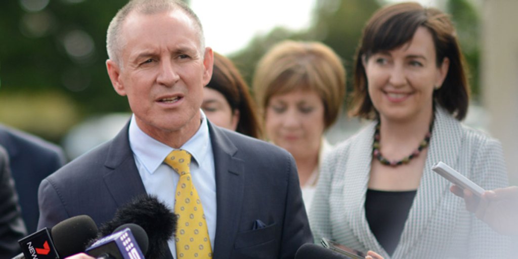 Jay Weatherill and new Education Minister Susan Close (left). 