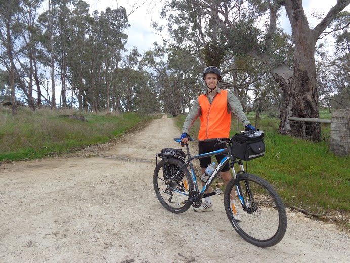 David Phillips spent ten days riding the Kidman Trail on his mountain bike to create the app, which includes detailed features of the trail, and the ability for users to update Horse SA. 