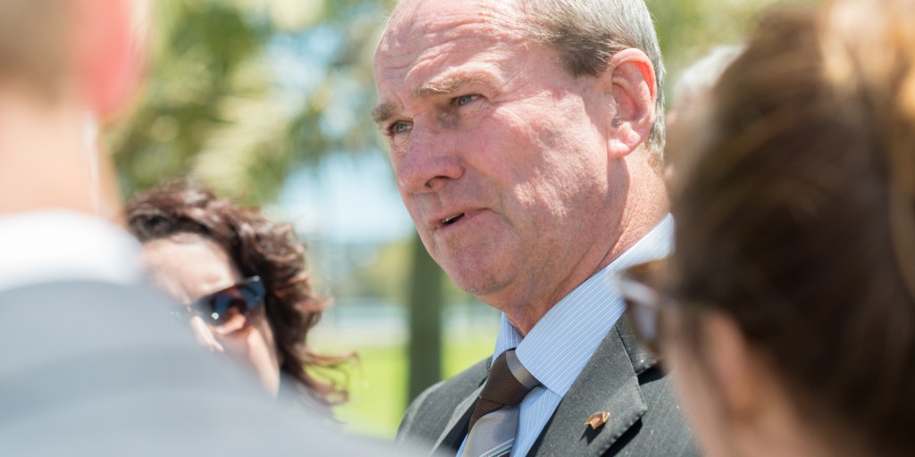 Trade and Investment Minister Martin Hamilton-Smith. Photo: Nat Rogers/InDaily