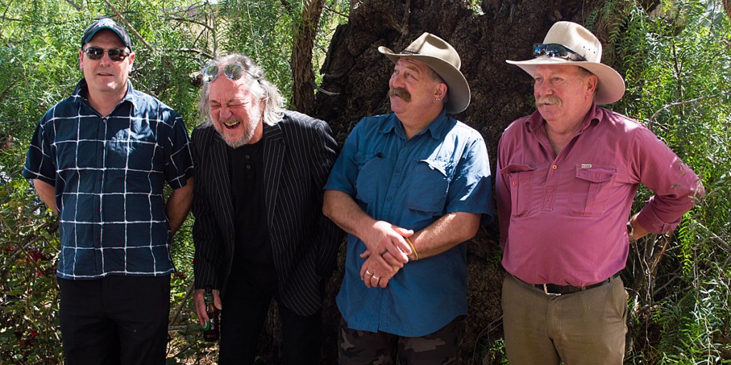 The White brothers in their post-prohibition phase: Mark, Philip, Stephen and Paul. Photo Nadia Nottle