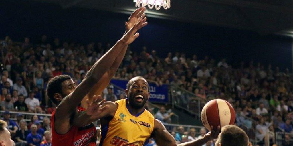 Adelaide's Jamar Wilson in attacking form against the Wildcats. Photo: Peter Argent/InDaily