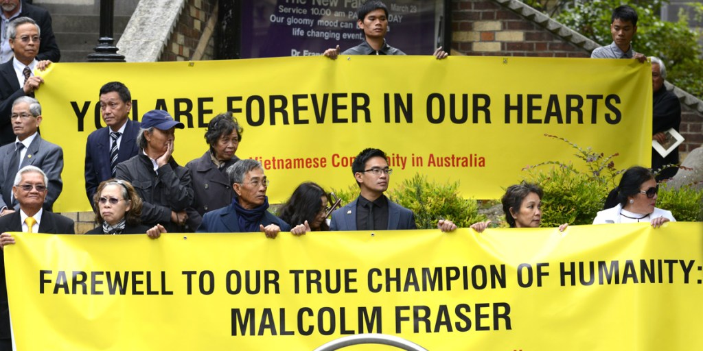 Thumbnail for ‘Father’ Fraser farewelled in state funeral
