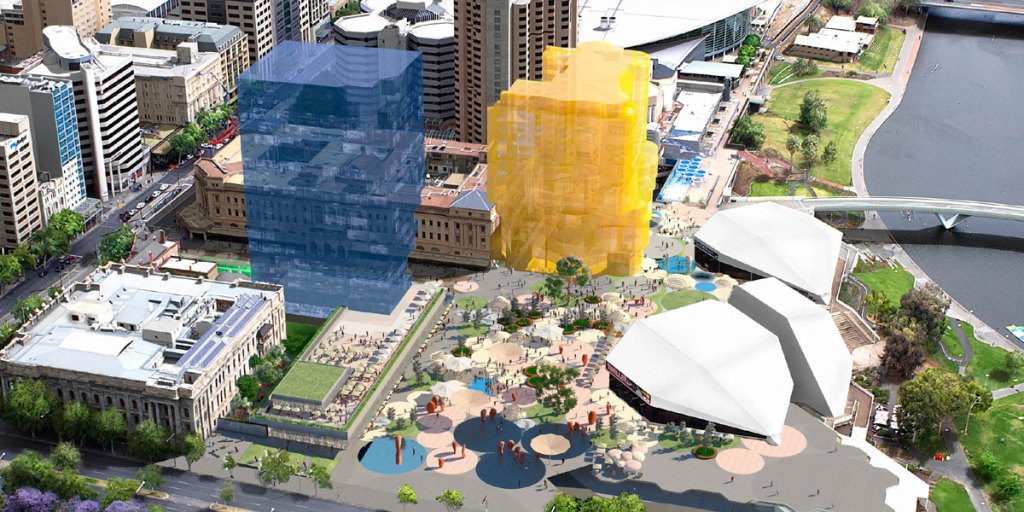 An artist's impression of the proposed redevelopment.