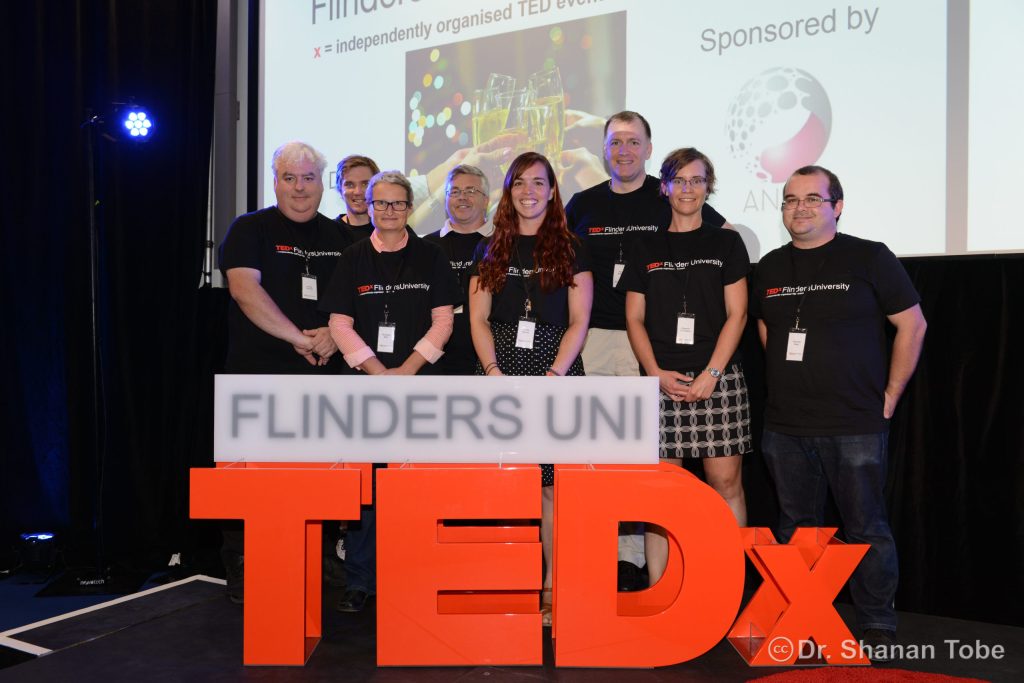 The TEDx team at Flinders University's Tonsley Facility last Friday. Photo: Dr Shanan Tobe