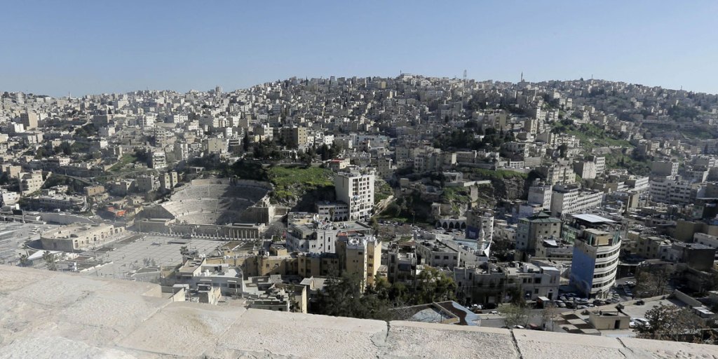 The Jordanian capital Amman.