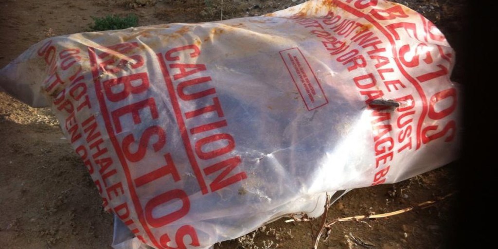 Asbestos discovered dumped at Pelican Point