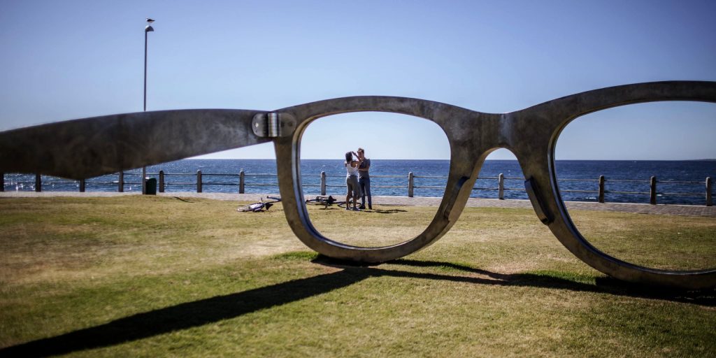 "Perceiving Freedom" by artist Michael Elion, part of Cape Town's World Design Capital entry.
