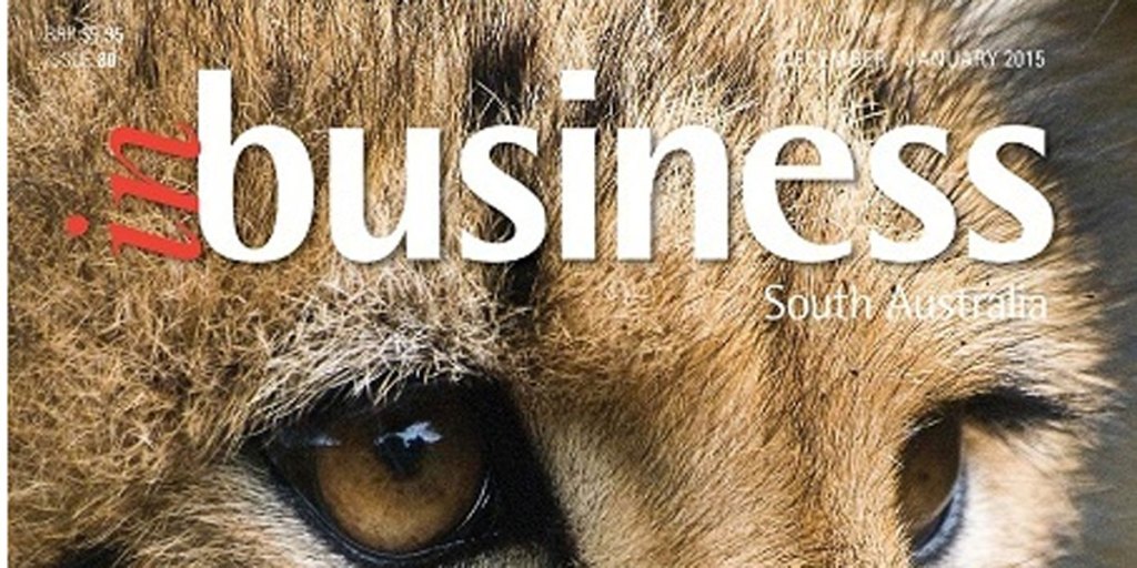 Detail from the cover of the January edition of in-business.