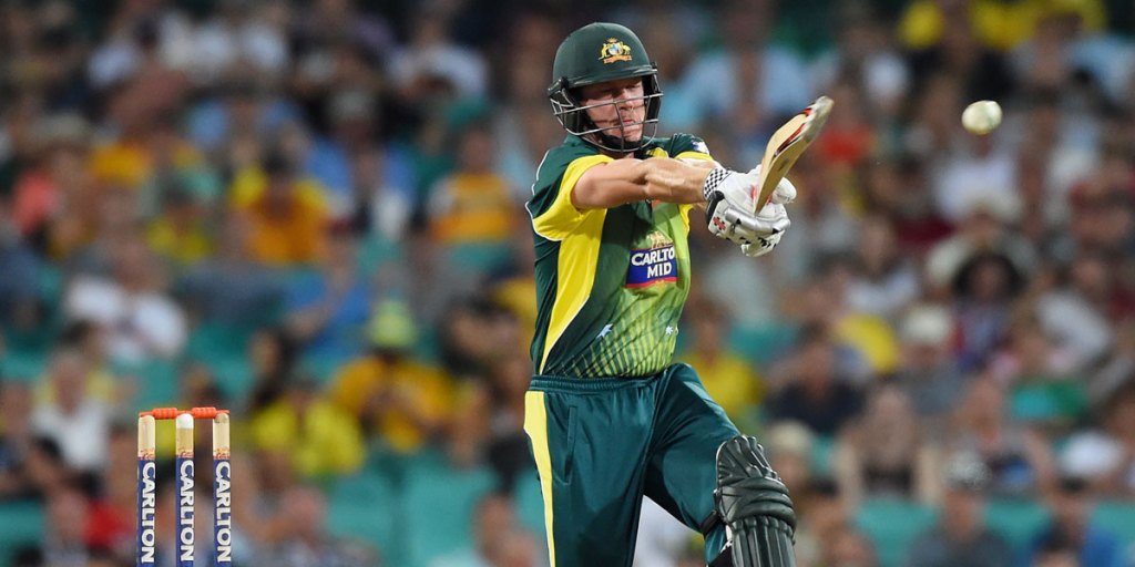 James Faulkner hitting the winning runs against England in this summer's tri-series.