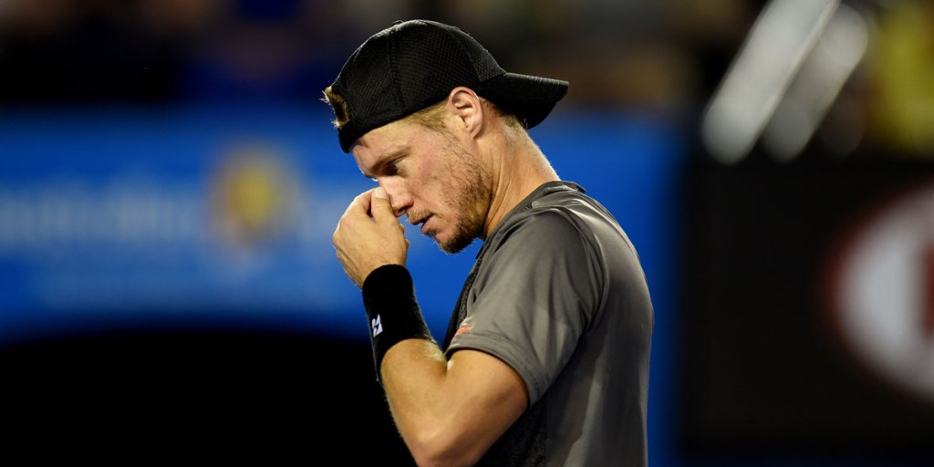 Lleyton Hewitt at the Australian Open in January.
