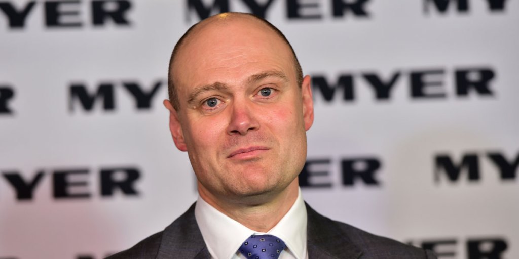 Myer CEO Richard Umbers says the department store has lost relevance with some customers.