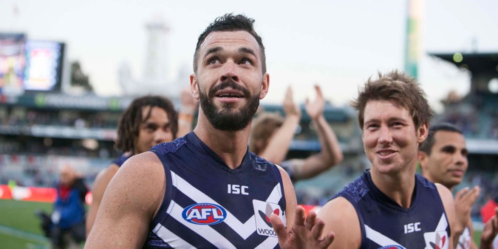 Ryan Crowley after the Round 17 win over GWS.