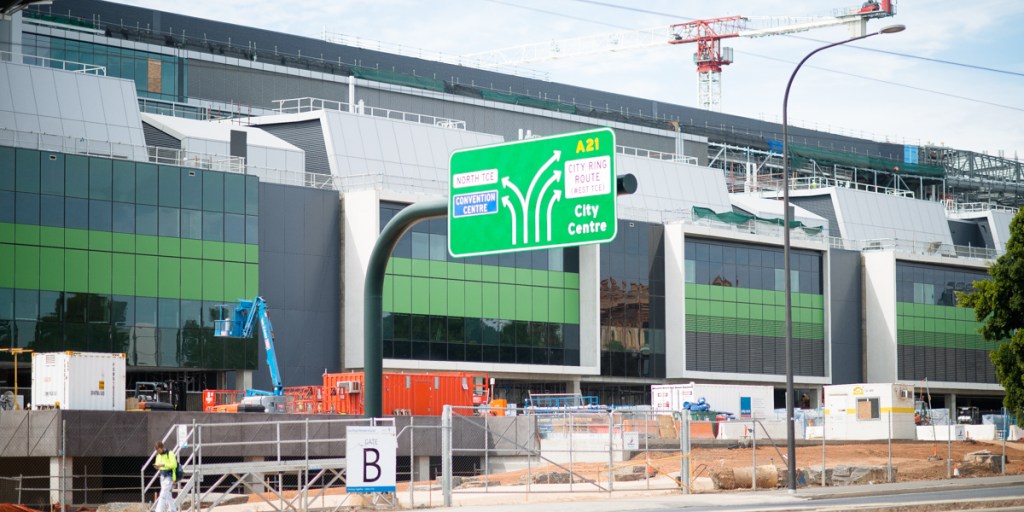 The new Royal Adelaide Hospital will be the first major hospital to use EPAS. Photo: Nat Rogers/InDaily