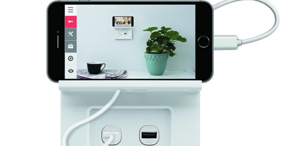 Clipsal's Saturn Zen switches, with USB charging smart shelf, was selected in the Awards.