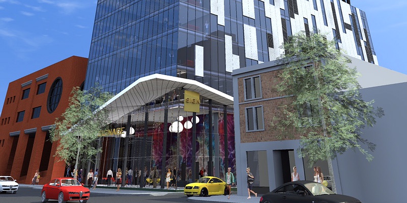 The hotel will be one of the state's tallest buildings.