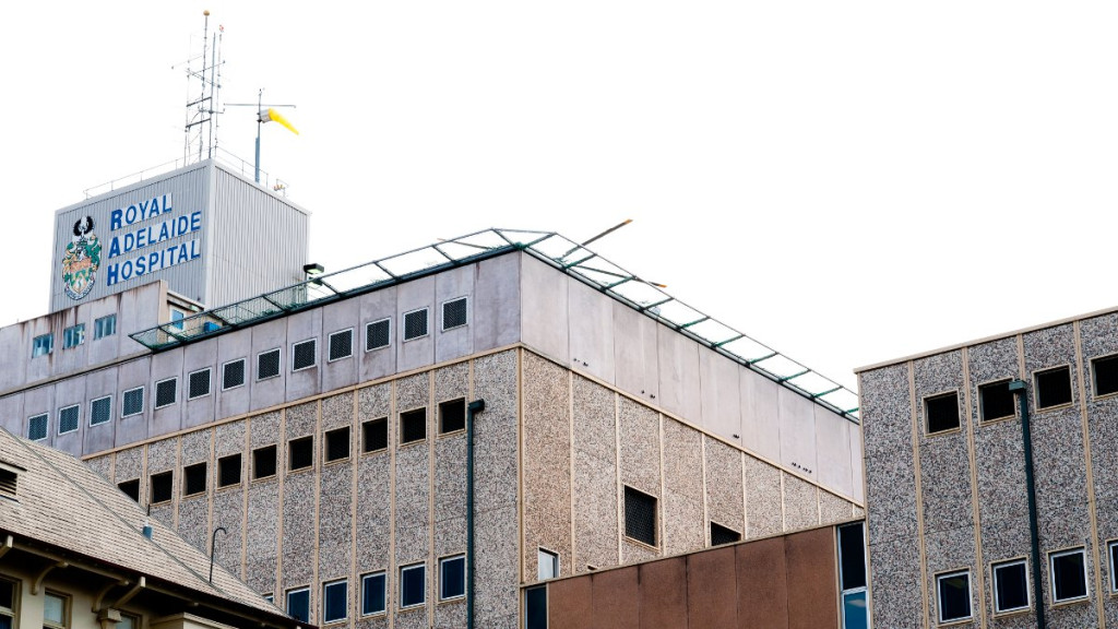 The Royal Adelaide Hospital.