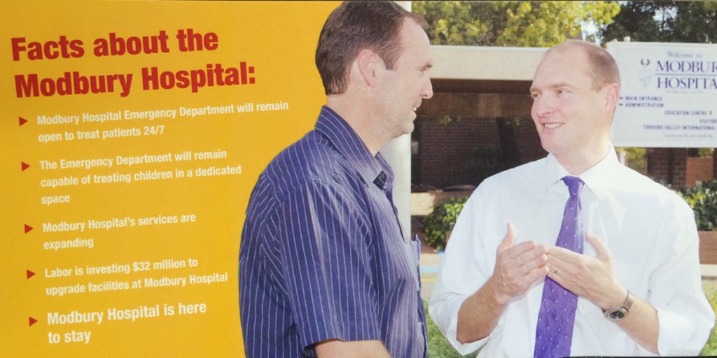 Tom Kenyon's pamphlet distributed to 12,000 electors in the north-east seat of Newland.