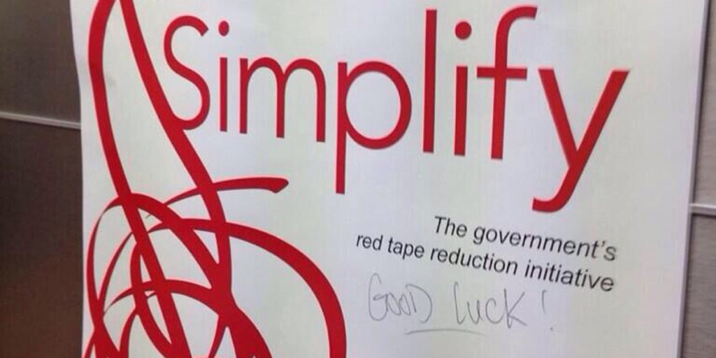 Thumbnail for Simplify this: Weatherill dumps red tape watchdog