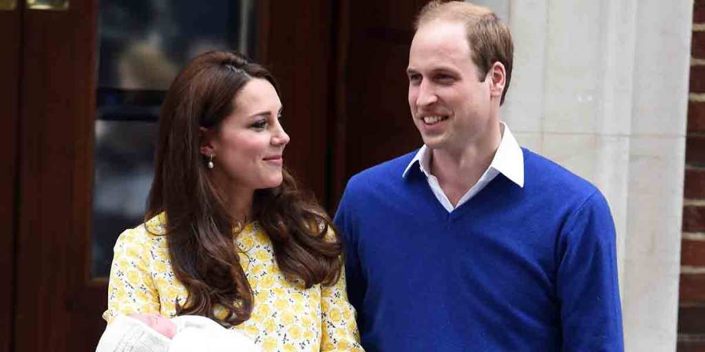 Just a normal couple? Kate and William with the new princess. 