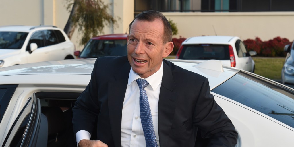 Prime Minister Tony Abbott in Canberra today.