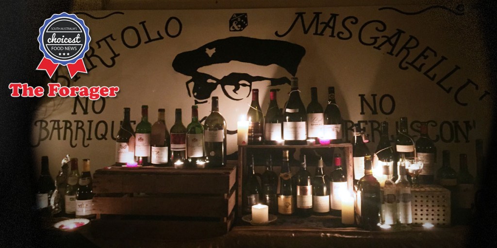 The drinks table at the Dead Winemakers' Society Dinner. Photo: Reyes Beard