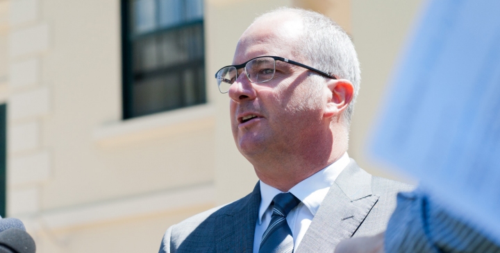 Agriculture Minister Leon Bignell
