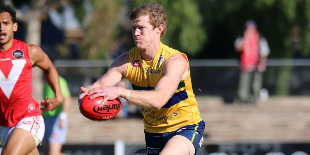 Eagle Luke Jarrad. Photo: Peter Argent
