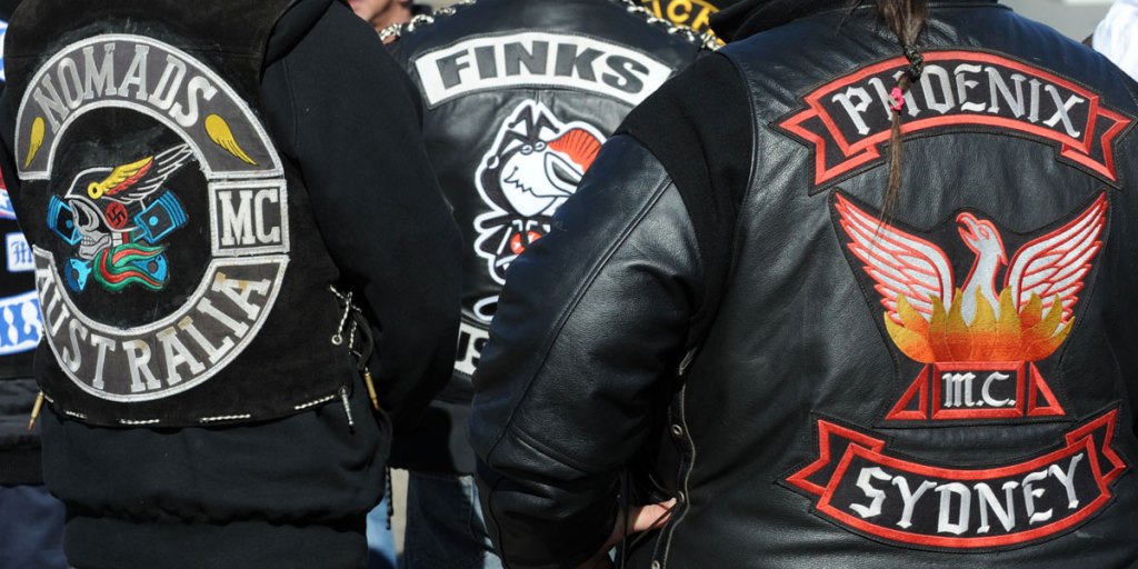 Bikie colours, including the Phoenix - not to be confused with the law-abiding South Australian club.