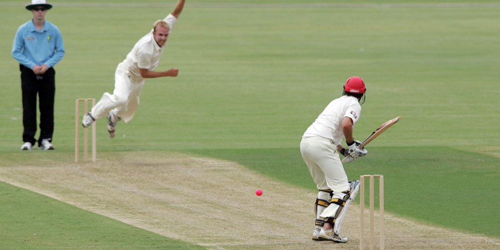 A pink ball trial in Adelaide in 2010.