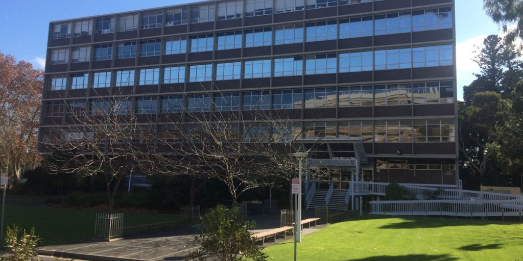 The Reid Building - the State Government's chosen site for a second city high school.