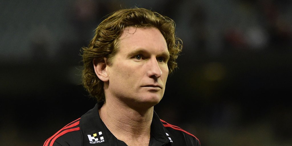 Essendon coach James Hird