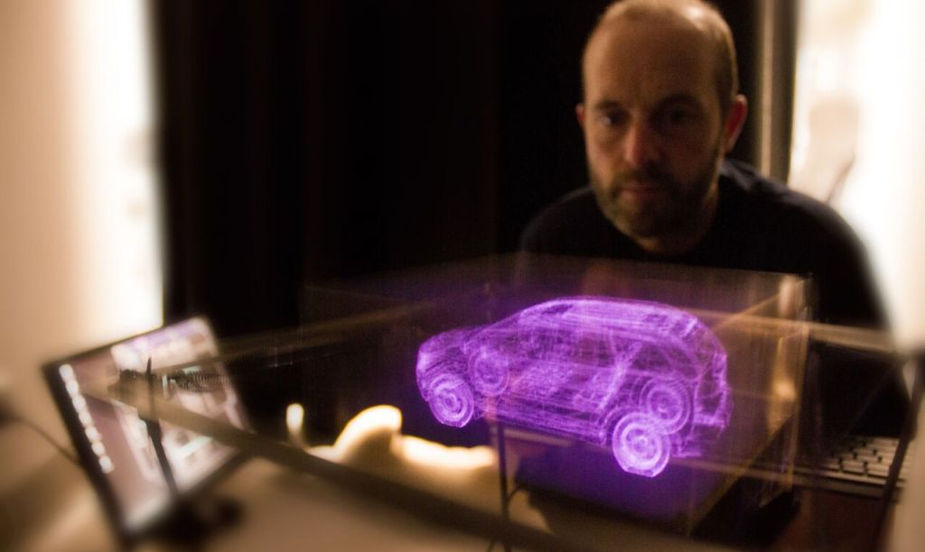 The Voxiebox creates real volumetric 3D images out of light, viewable from any angle.