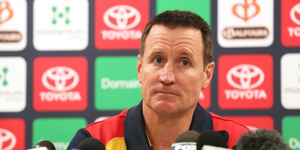 John Worsfold in Crows colours today.