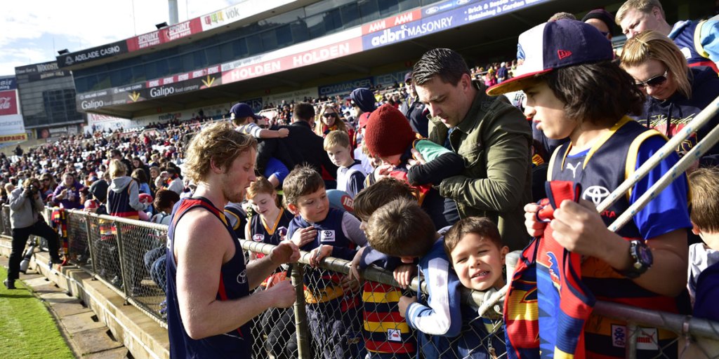 Thumbnail for Fans flock to support stoic Crows