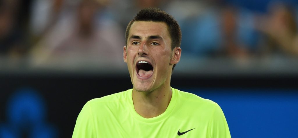 Bernard Tomic at Wimbledon. AFP image