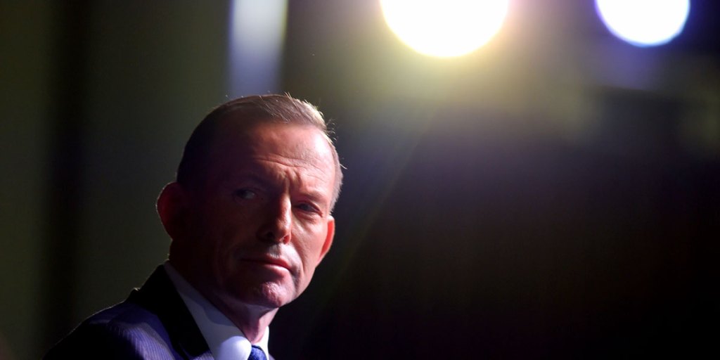 Former Prime Minister Tony Abbott warns a split would doom the Liberal Party. AAP image