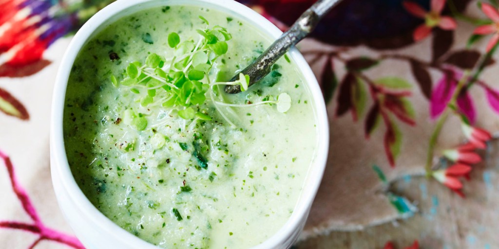 Thumbnail for Watercress, leek and coconut soup