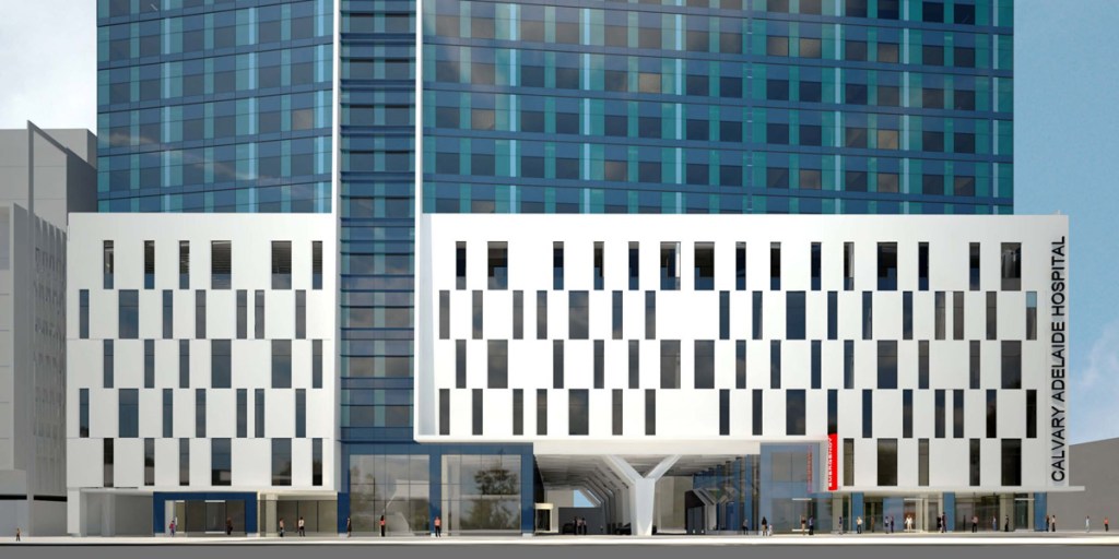 An artist's rendering of the proposed hospital. (Silver Thomas Hanley)