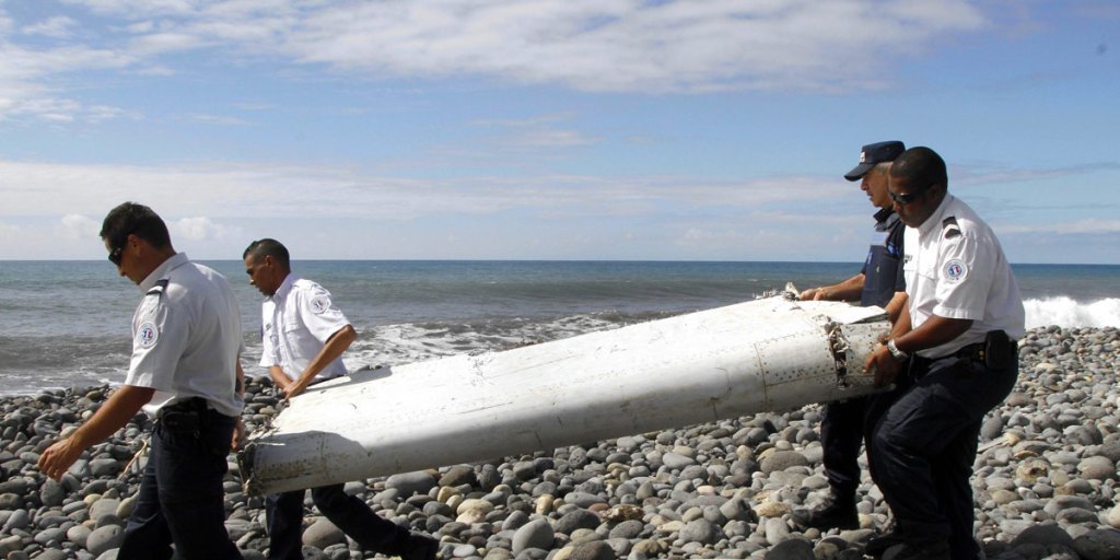 The wing segment found on Reunion Island.