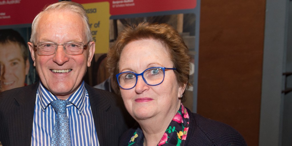 Industry Leaders Fund chief executive Geoff Vogt with former SA Senator Amanda Vanstone.  