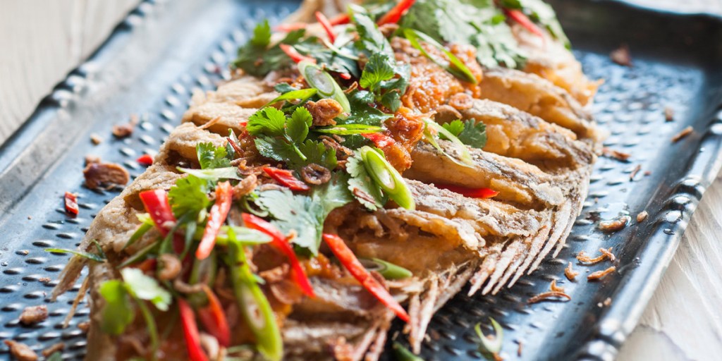 Thumbnail for Thai-style deep-fried snapper