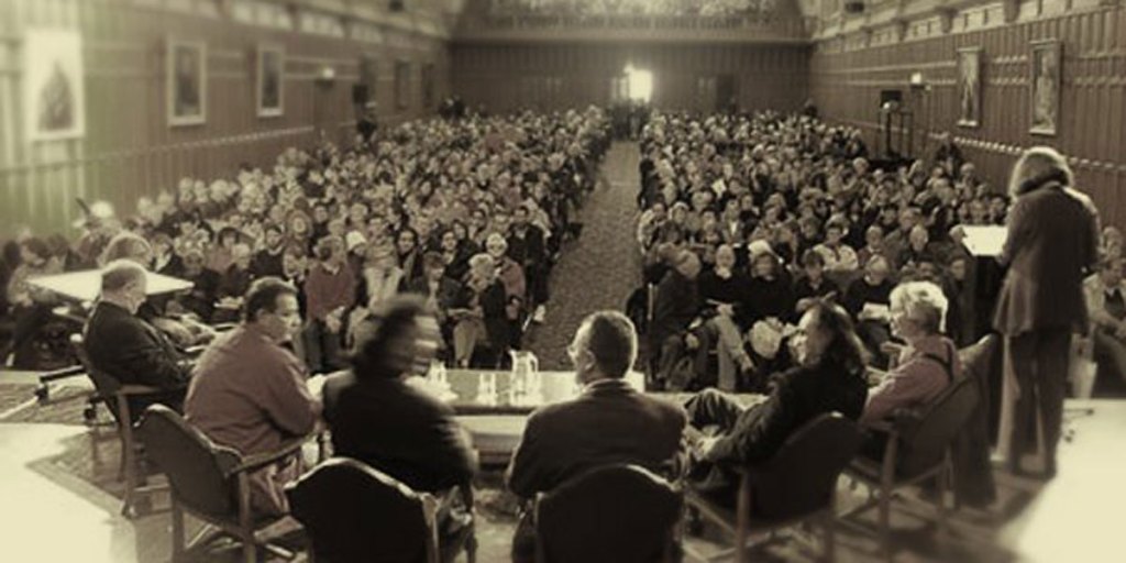 Crowds at the Festival of Ideas in 2011.