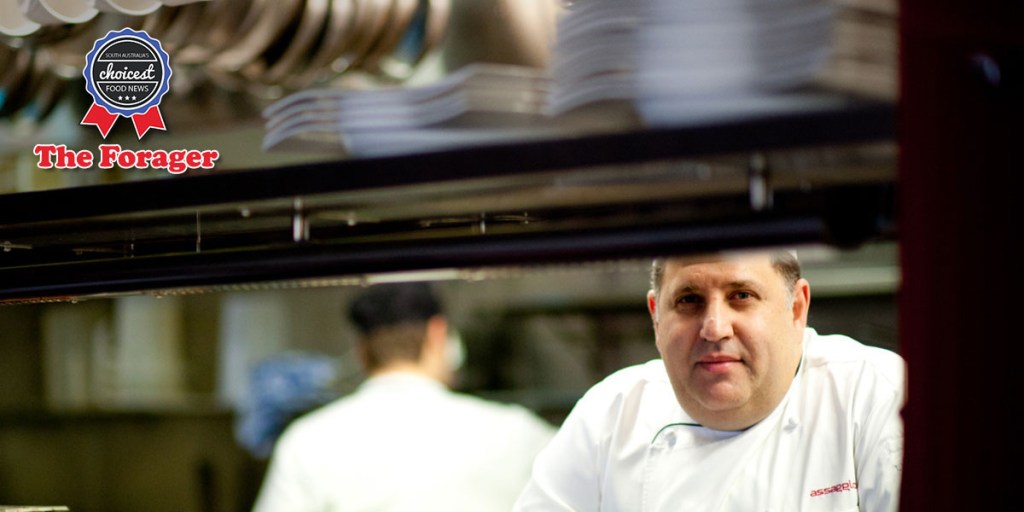 New chef at The Stag hotel Camillo Crugnale during his time at Assaggio. Photo: Nat Rogers/InDaily