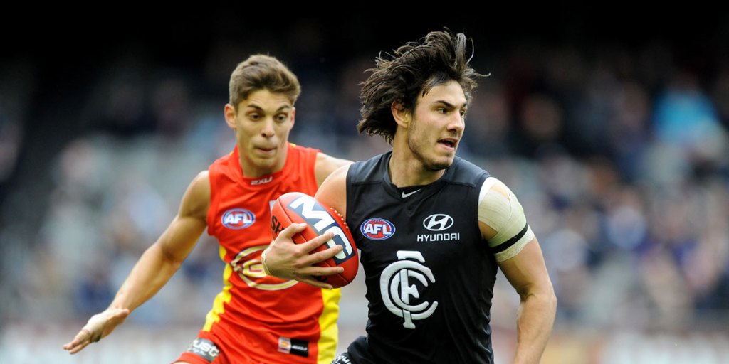 Talented Carlton forward Troy Menzel. AAP image