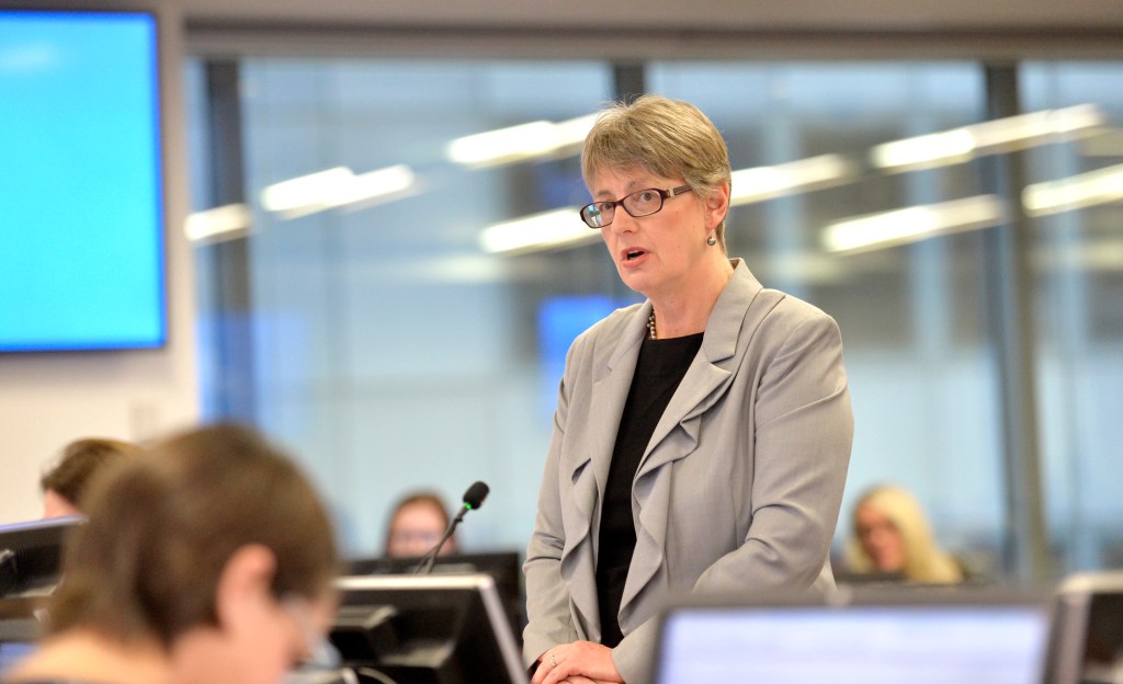 Gail Furness, Counsel Assisting at the Royal Commission into Institutional Responses to Child Sexual Abuse. AAP Image/Jeremy Piper