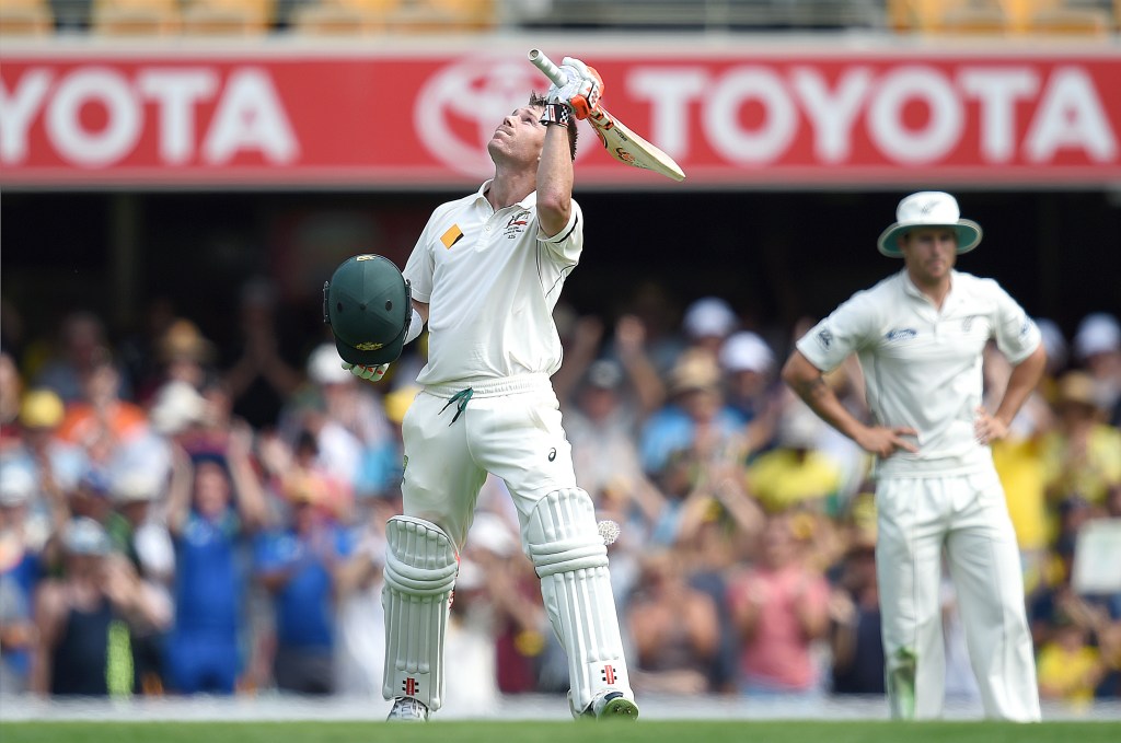 Thumbnail for Warner ton puts Aussies on top