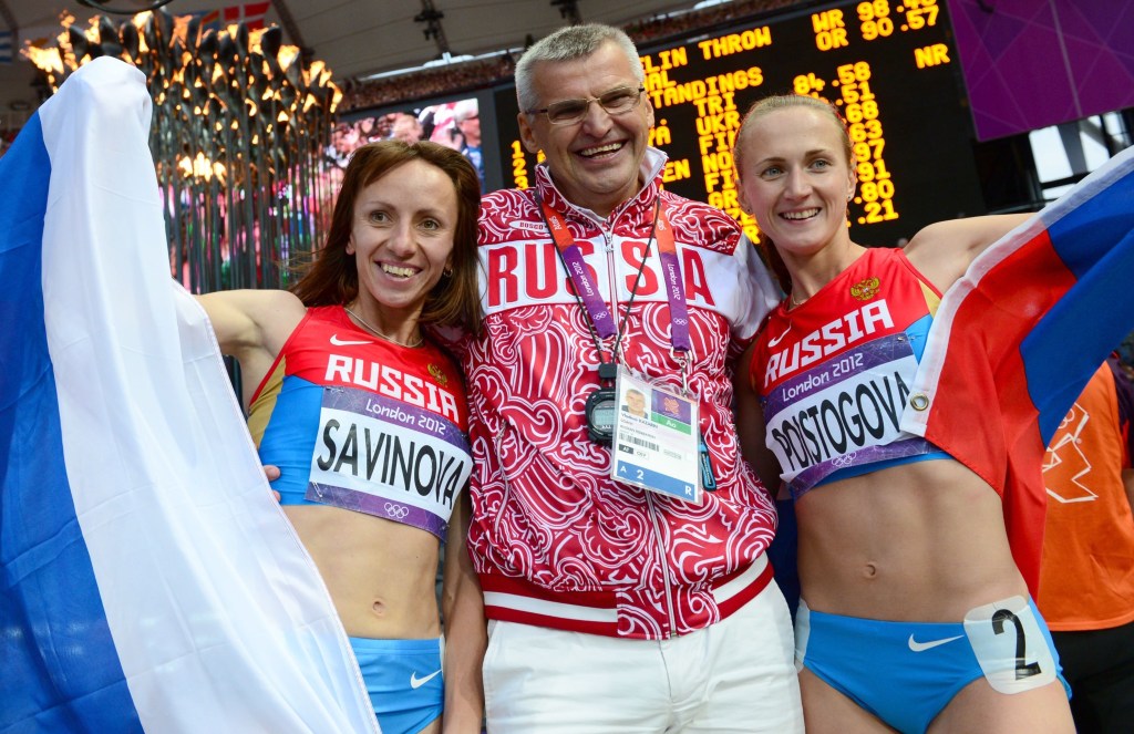 World athletics was plunged into chaos amid allegations against the Russian Olympics team, seen here in 2012.