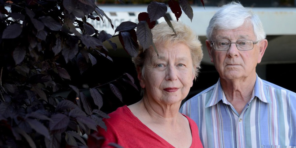 Parents Bob and Judy Burke. Photo: Nat Rogers/InDaily